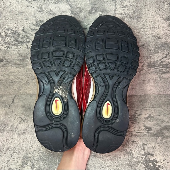 Nike Air Max 97 Running Shoes CQ9896-600 Womens sz 7.5 - Red - Picture 5 of 6